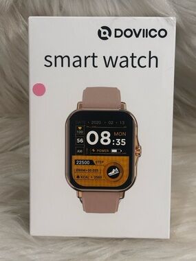 DOVIICO Smart Watch in Pink NEW